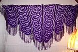 purple shawl