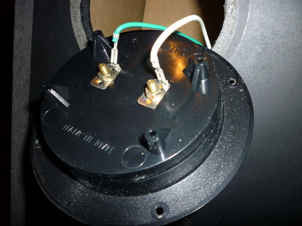 Vintage speakers how to connect the speaker wires? Speakers