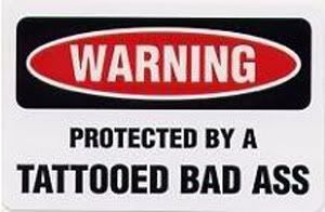 Warning/badass sign